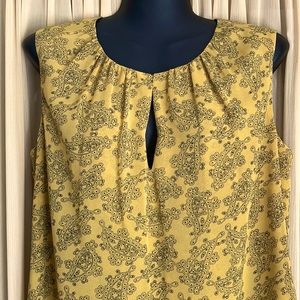 Small Cabi Blouse Yellow Sleeveless ❤️